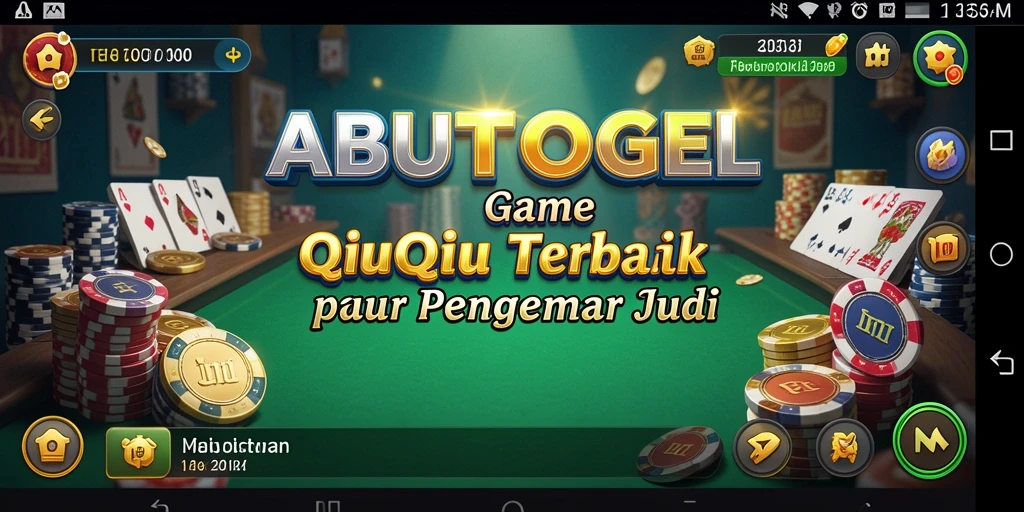 Tampilan gameplay seru dari ABUTOGEL saat bermain QiuQiu.