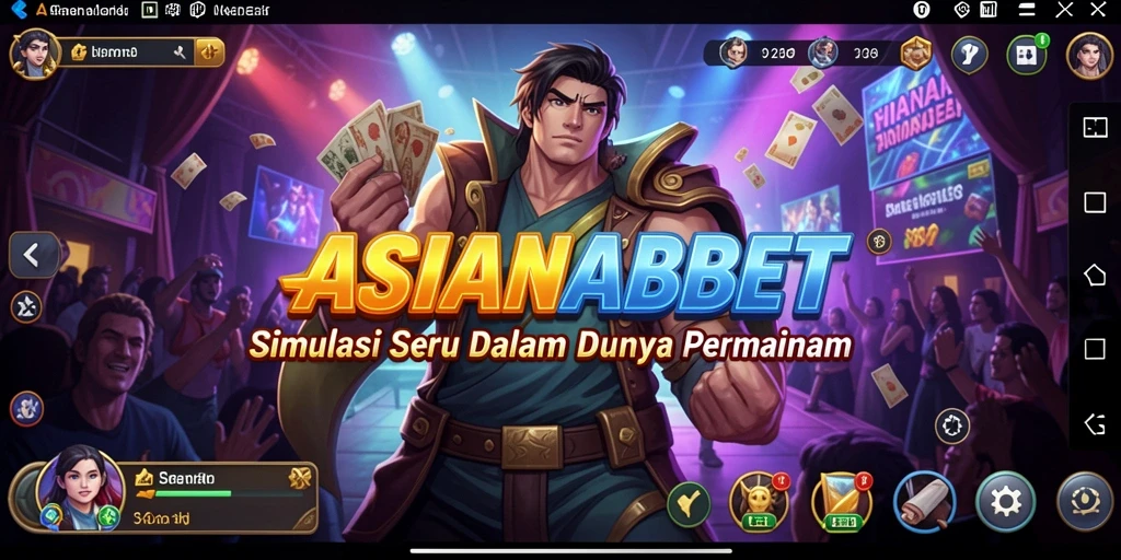Tangkapan layar utama ASIANABET menampilkan gameplay simulasi yang menarik.