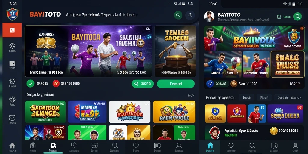 Tampilan gameplay Sportsbook BAYITOTO yang menarik dan intuitif.