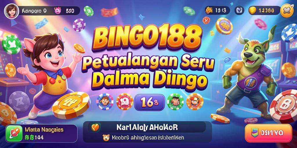 Tampilan gameplay BINGO188 yang menegangkan dan penuh warna.