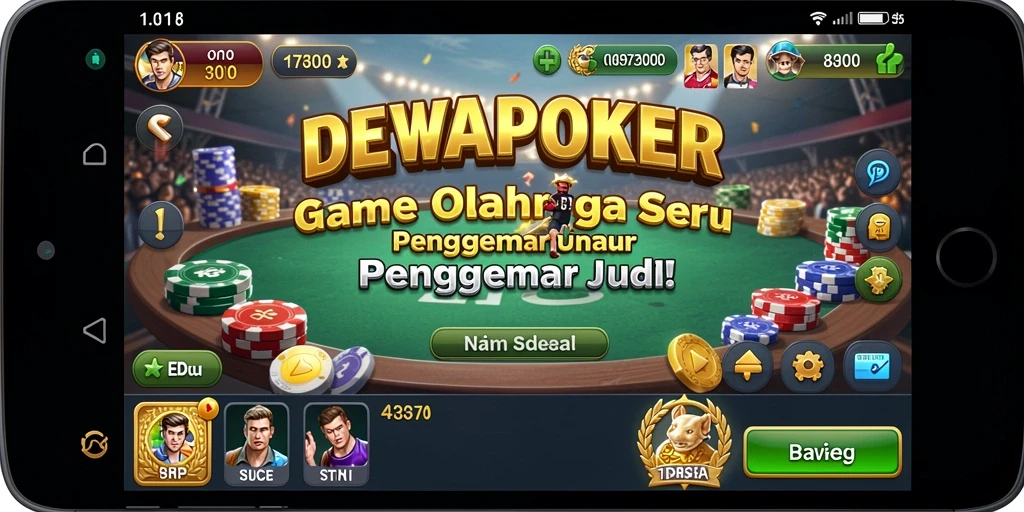 Tampilan gameplay menarik dalam DEWAPOKER dengan interaksi yang dinamis.
