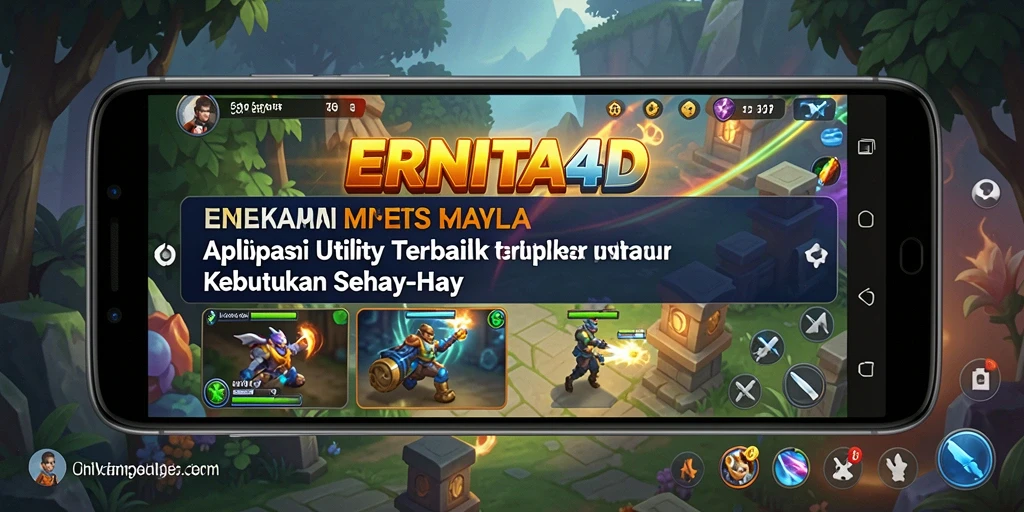 Tampilan intuitif ERNITA4D yang memudahkan penggunaan.