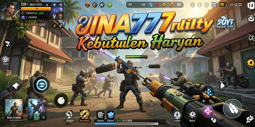 Screenshot utama INA777 dengan tampilan fitur Utility yang menarik.