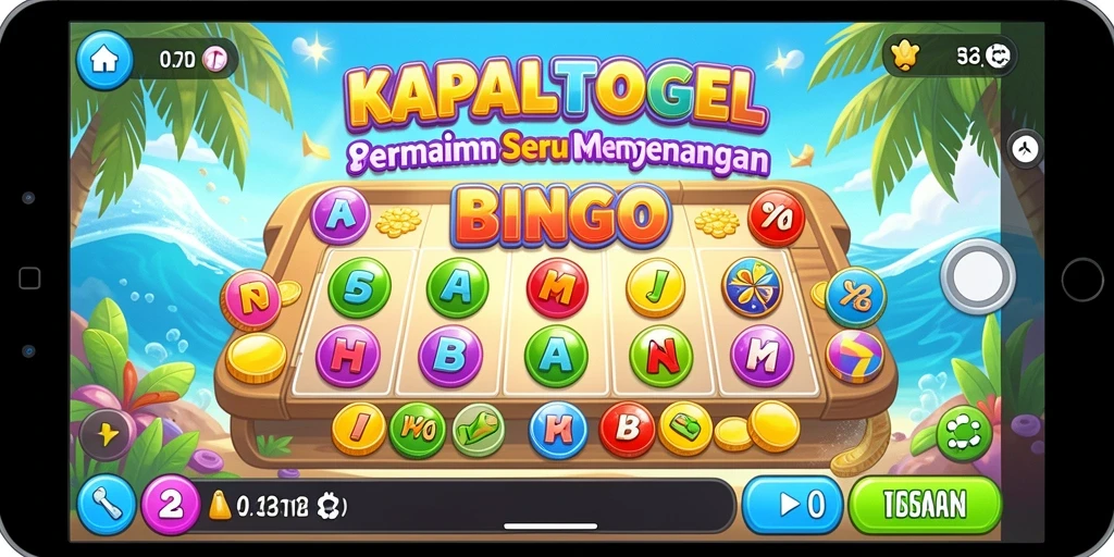 Screenshot gameplay KAPALTOGEL yang menampilkan keseruan bermain Bingo.