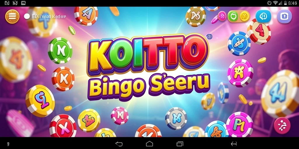 Tampilan gameplay KOITOTO yang seru dan menarik saat bermain Bingo.