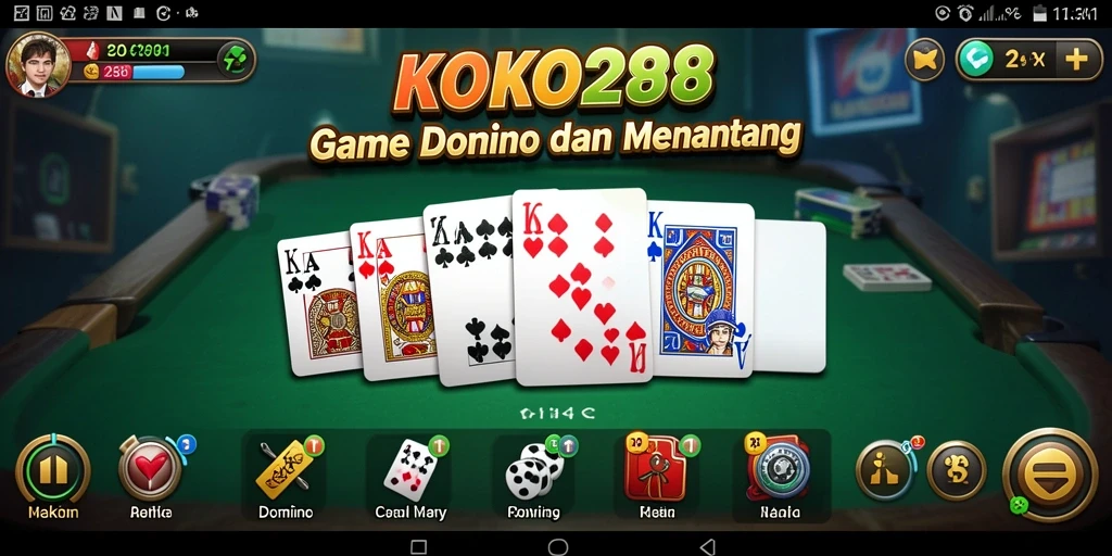 Tampilan gameplay seru dengan pemain aktif di KOKO288.