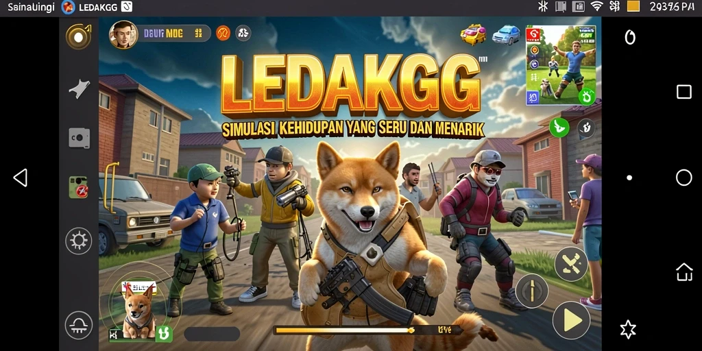 Gameplay menarik dan mendebarkan dari LEDAKGG