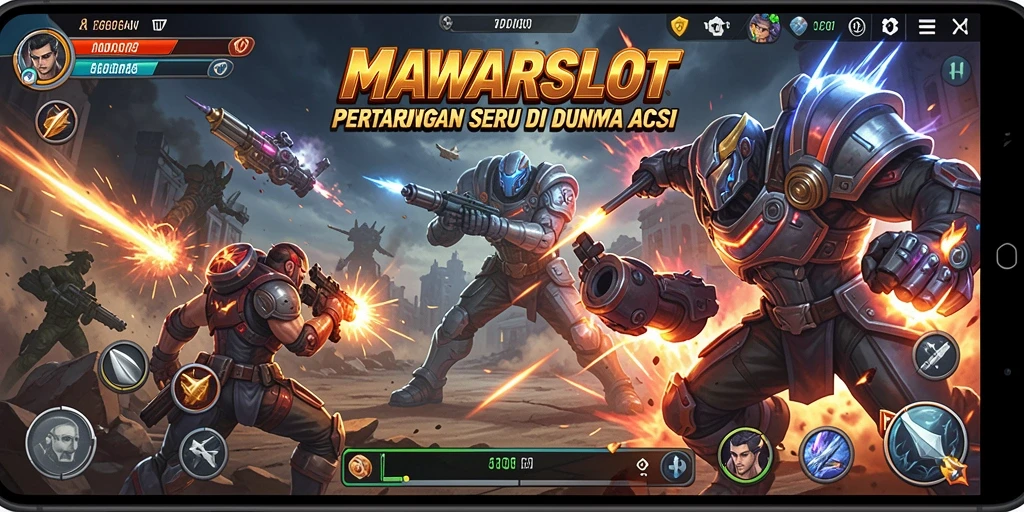 Tampilan gameplay seru dari MAWARSLOT dengan aksi mendebarkan.