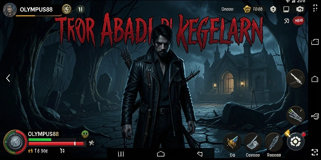 Screenshot OLYMPUS88 menampilkan momen mencekam dalam gameplay.