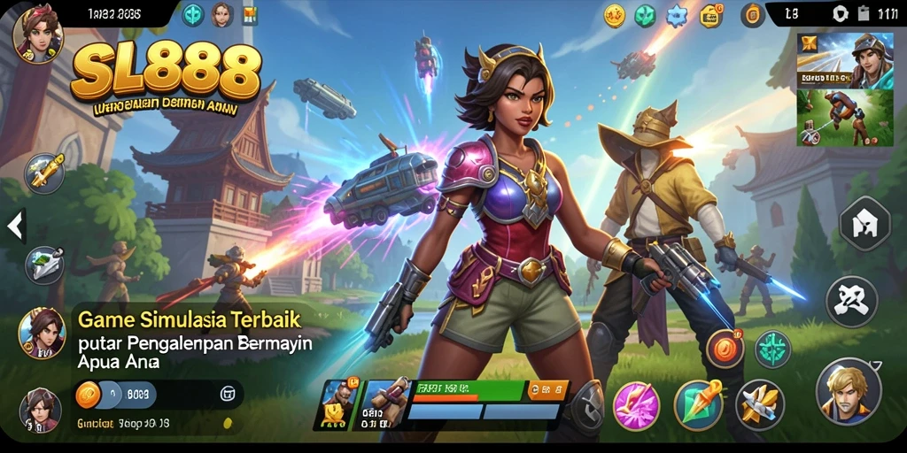 Tangkapan layar SL888 menunjukkan gameplay seru yang menawan.