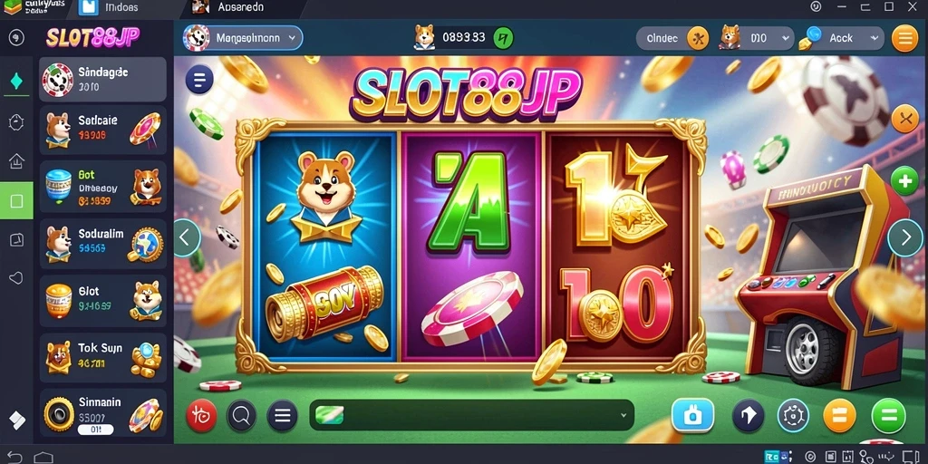 Tampilan gameplay SLOT88JP yang menakjubkan dan penuh aksi.