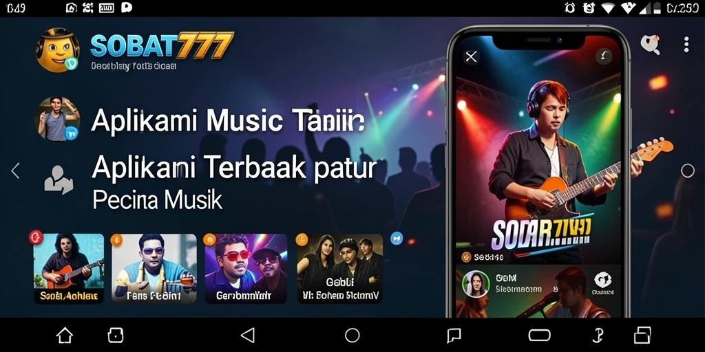 Tampilan gameplay SOBAT777 dengan fitur musik yang menarik.