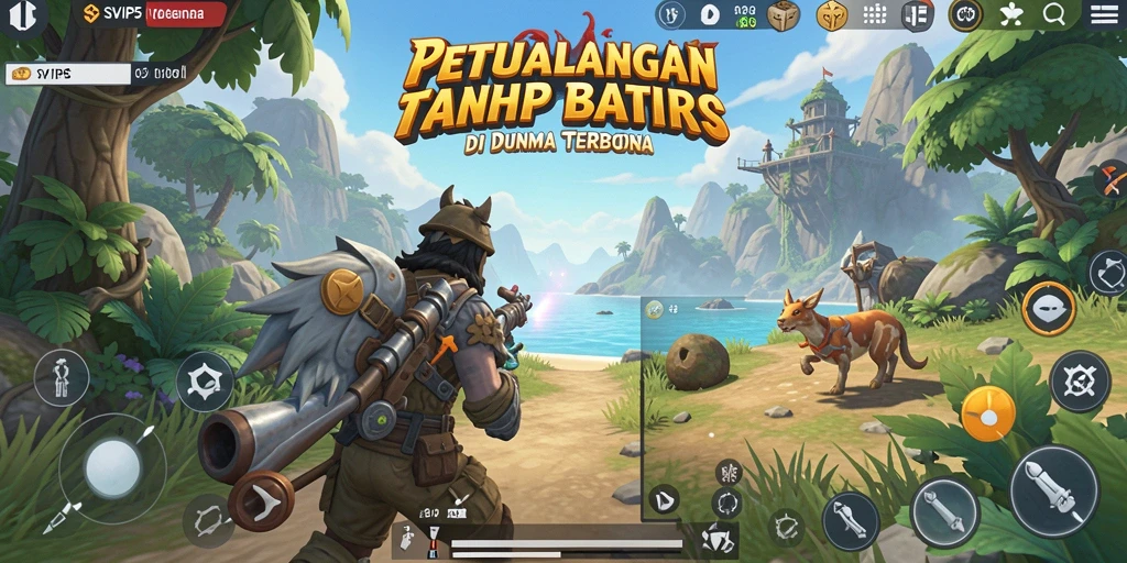 Tampilan gameplay <strong>SVIP5</strong> yang memukau di dunia terbuka.