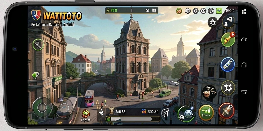 Gameplay seru dengan strategi menara di WATITOTO.