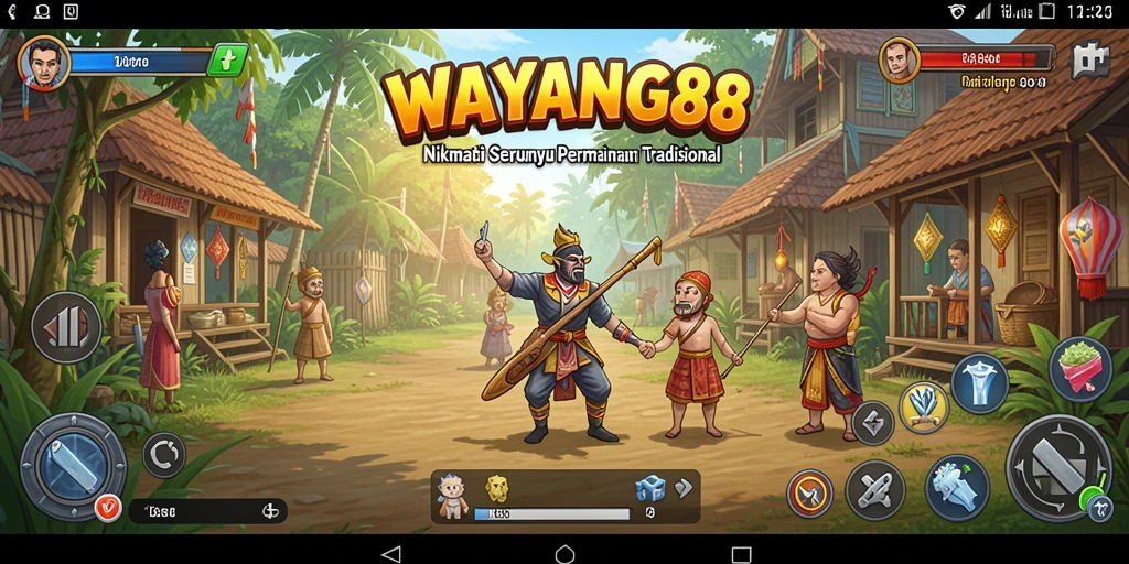 Screenshot utama WAYANG88 menampilkan gameplay yang seru dan interaktif.